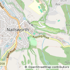 Map of Nailsworth, Stroud, Gloucestershire
