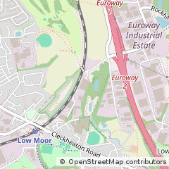 Map of Bradford, West Yorkshire