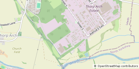 Map of Wetherby, West Yorkshire