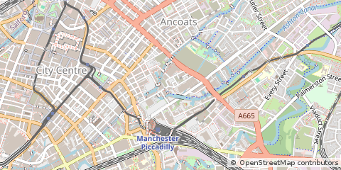 Map of Manchester