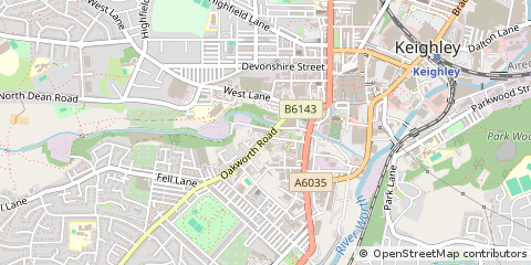 Map of Keighley
