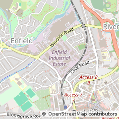 Map of Redditch, Worcestershire
