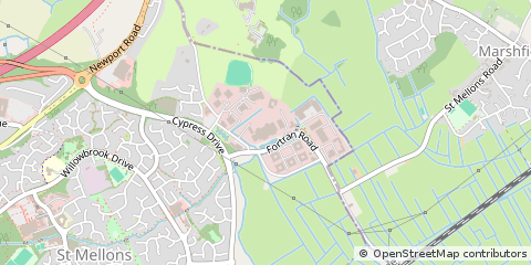 Map of Cardiff
