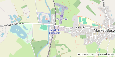 Map of Nuneaton, Warwickshire