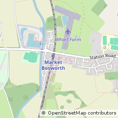 Map of Nuneaton, Warwickshire