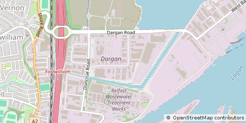Map of Belfast