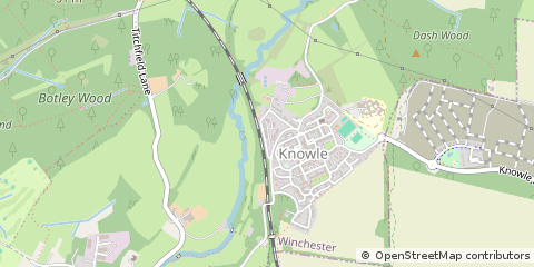 Map of Fareham, Hampshire