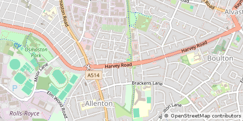 Map of Derby