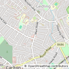 Map of Nottingham
