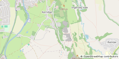 Map of Macclesfield, Cheshire