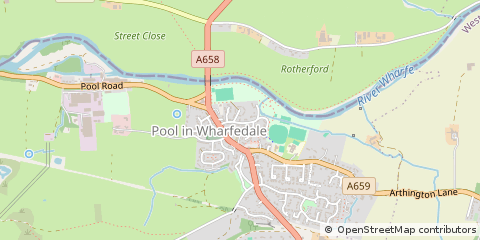 Map of Otley, West Yorkshire