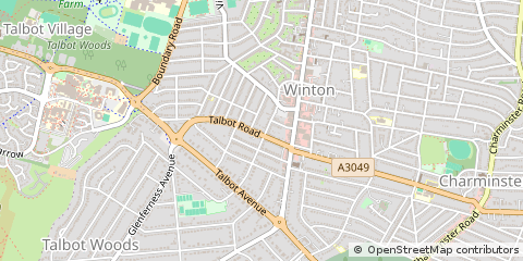 Map of Bournemouth