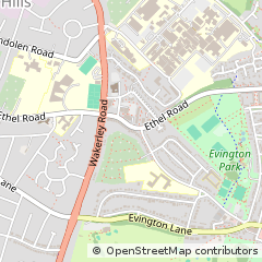 Map of Leicester