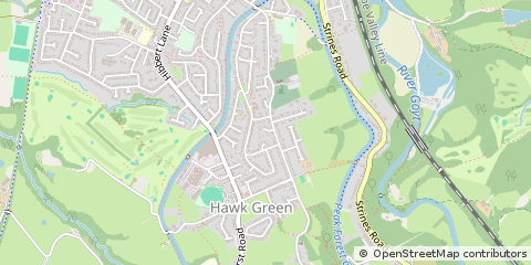 Map of Stockport, Cheshire