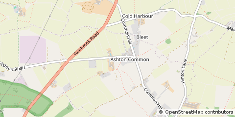 Map of Trowbridge, Wiltshire