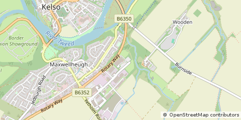 Map of Roxburghshire