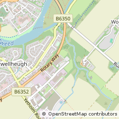 Map of Roxburghshire