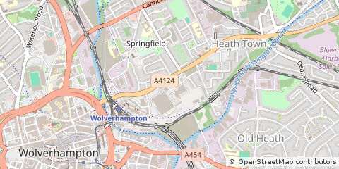 Map of Wolverhampton