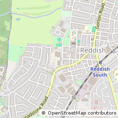Map of Stockport, Cheshire