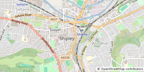 Map of Shipley