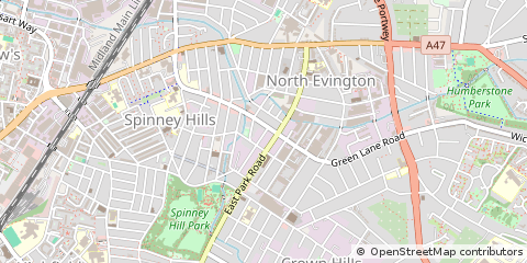 Map of Leicester