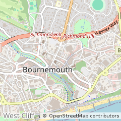 Map of Bournemouth