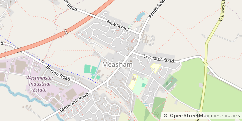 Map of Swadlincote