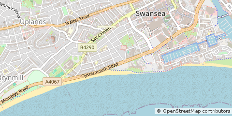 Map of Swansea