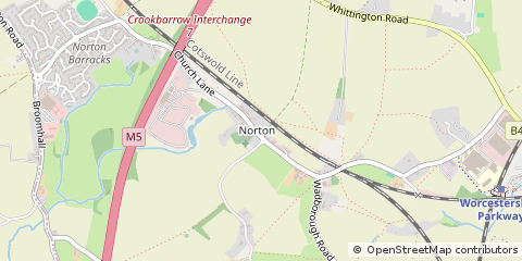 Map of Worcester