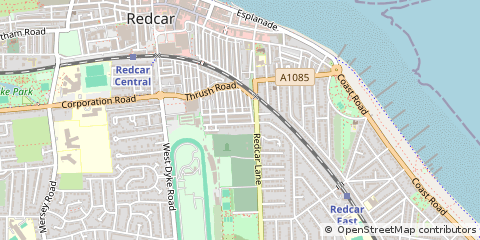 Map of Redcar