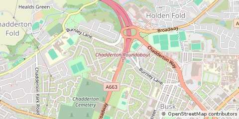 Map of Oldham