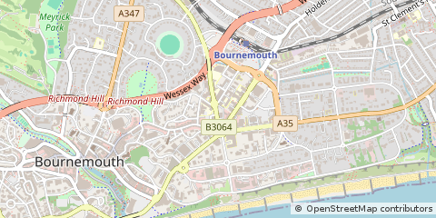 Map of Bournemouth