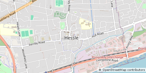 Map of Hessle, East Yorkshire