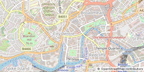 Map of Bristol