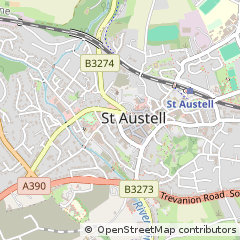 Map of ST. Austell, Cornwall