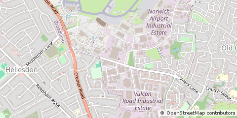 Map of Norwich, Norfolk