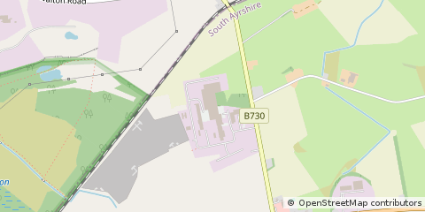 Map of Kilmarnock, Ayrshire