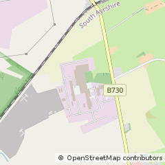 Map of Kilmarnock, Ayrshire