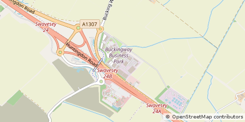 Map of Cambridge, Cambridgeshire