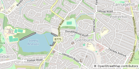 Map of Paisley