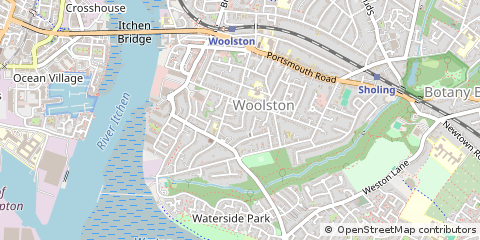 Map of Southampton