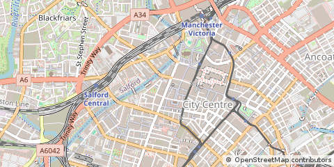 Map of Manchester
