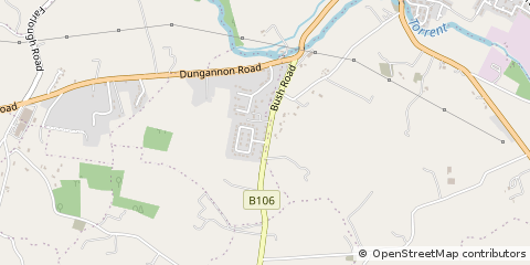 Map of Dungannon, Co Tyrone