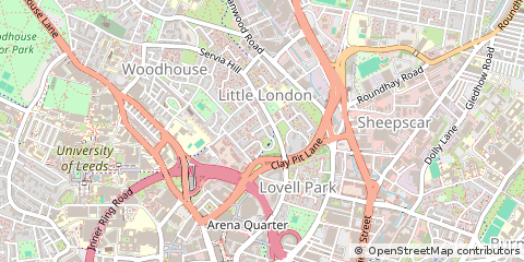 Map of Leeds