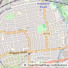Map of Wimbledon, London