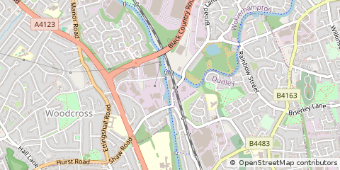 Map of Bilston, West Midlands