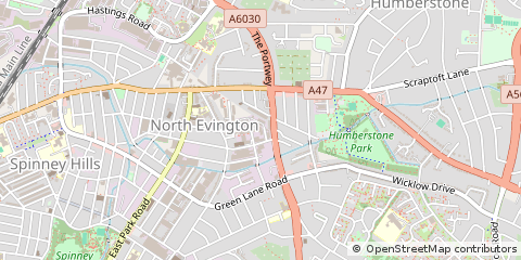Map of Leicester