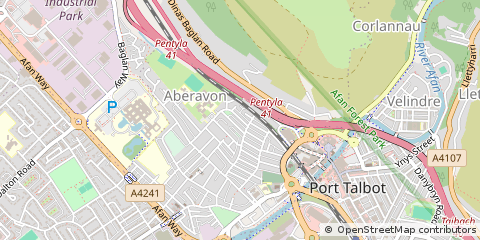 Map of Port Talbot