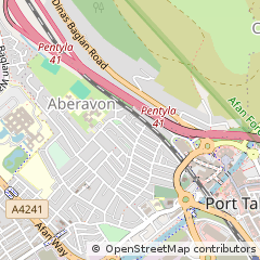 Map of Port Talbot
