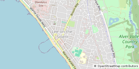 Map of LEE on the Solent